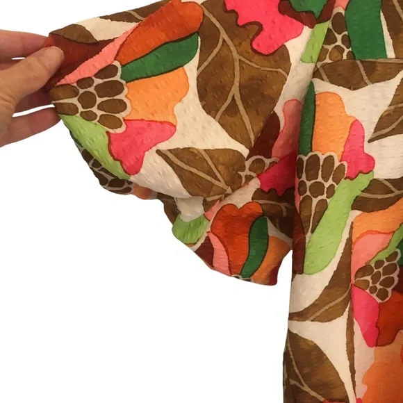 THML Floral Blouse - Multicolor NWOT - Picture 6 of 7